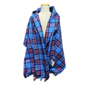 alt= a hope for life tartan shawl
