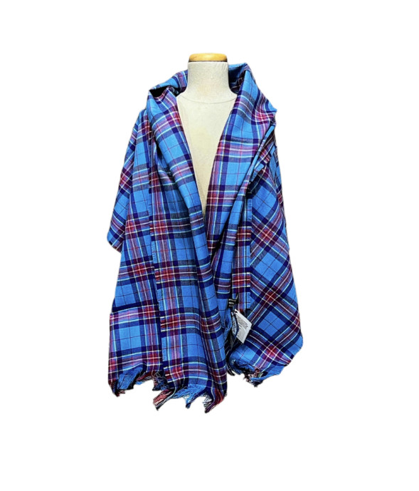 alt= a hope for life tartan shawl