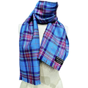 alt= a hope for life tartan scarf