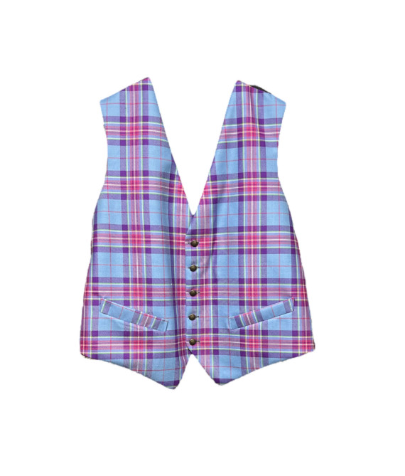 alt= a hope for life tartan vest