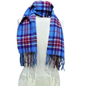 alt= a hope for life tartan scarf