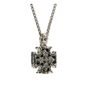 Biker Cross Necklace