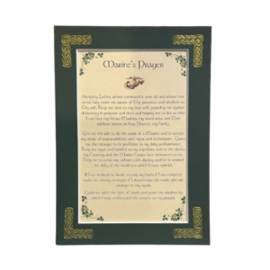 alt= a celtic blessing surrounded by a green frame