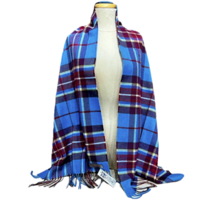 alt= a hope for life tartan scarf