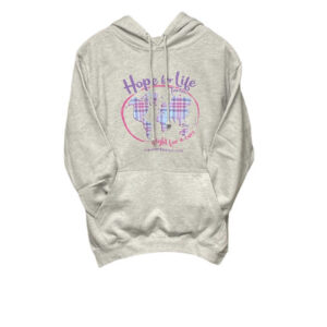 alt= a hope for life grey sweatshirt