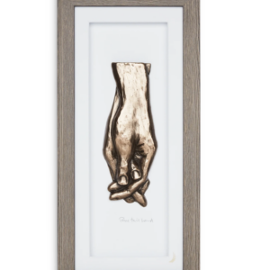Framed "Take This Hand" Plaque