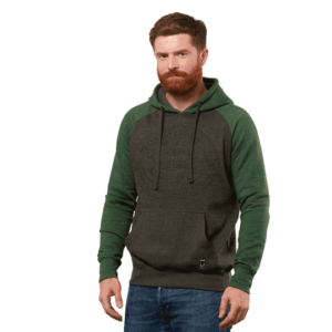 Guinness Grey and Green Hoodie