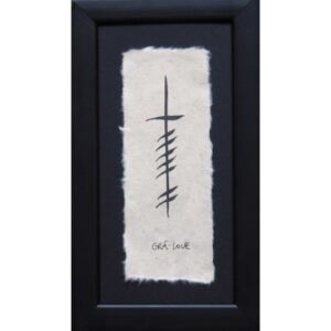 Ogham Wishes Framed Wall Art