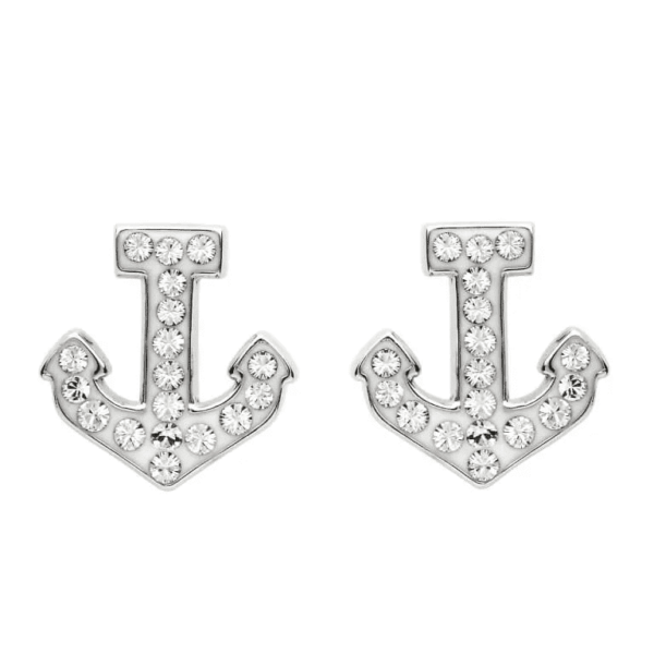 Anchor Stud Earrings