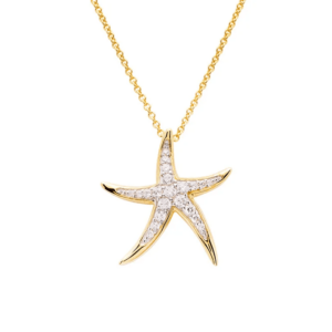 Gold Vermeil Starfish Necklace