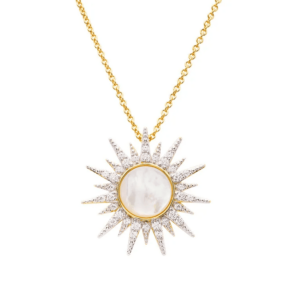 Gold Vermeil Sun Necklace