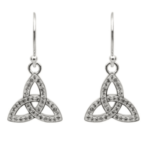 Trinity Knot Drop Earrings