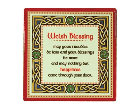 Welsh Blessing Coaster
