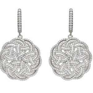 Celtic Knot Drop Earrings