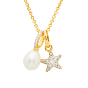 Gold Vermeil Starfish Necklace