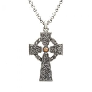 Oxidized Celtic Cross