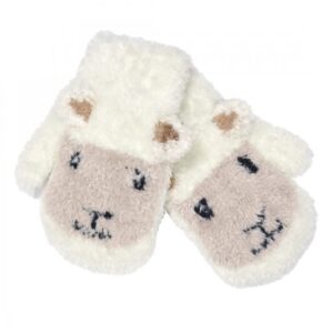 Ireland Cream Sheep Baby Mittens