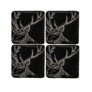 Stag Slate Coaster 4pack