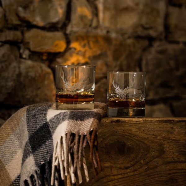 Glass  Tumblers Stag Prince