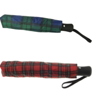 Compact Tartan Umbrella