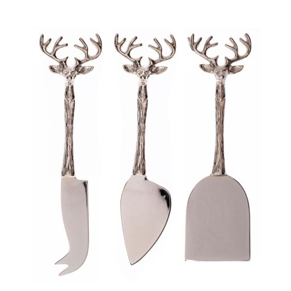 Stag Cheese Knives Set