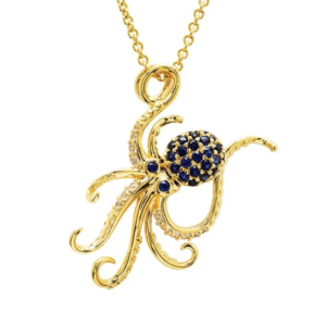 Gold Vermeil Octopus Necklace