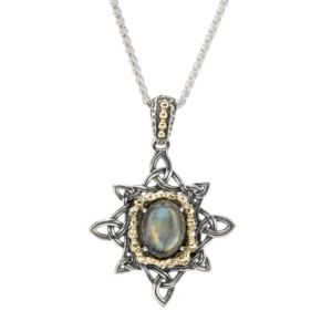 alt= a Keith Jack necklace with a brooch like design