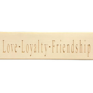 Sign Love Loyalty Friend White