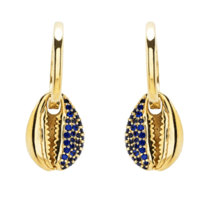 Gold Vermeil Claw Hoop Earrings