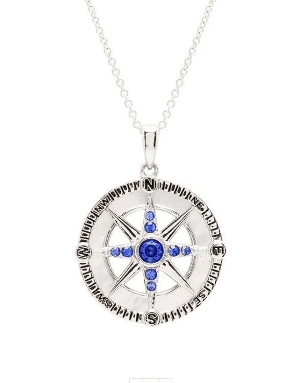 Mother of Pearl Compass Necklace - Image 2