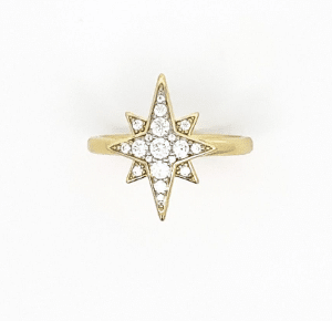 *PRE SALE* Gold Vermeil Bethlehem Star Ring