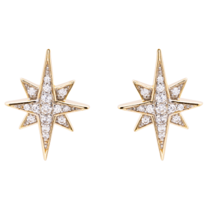 Earring Stud Clear Beth Star GV69