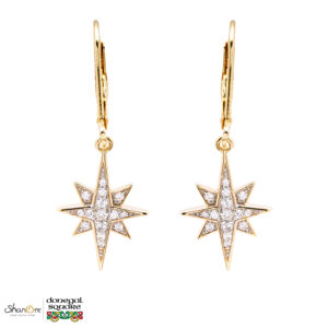Earrings Drop Beth Clear Star GV49