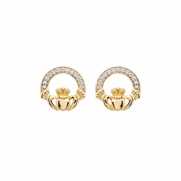 Earrings Stud Clad Verm GV19