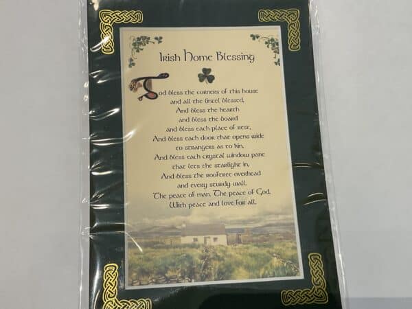 Irish Home Bless  Four Corners 5x7 #68