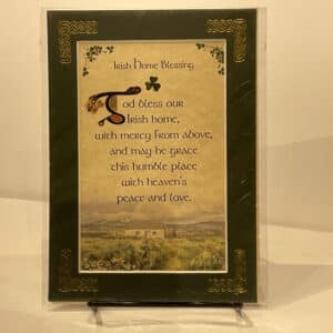 Irish Home Blessing God Bless 5x7 #70