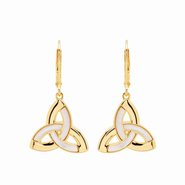 Earrings Drop Trinity Pearl GV41