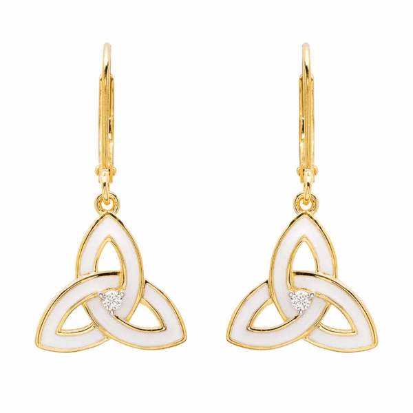 Earrings Drop Trin Enamel GV65