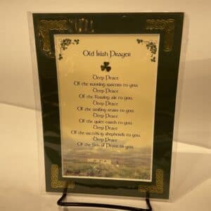 Old Irish Prayer 5x7 #97