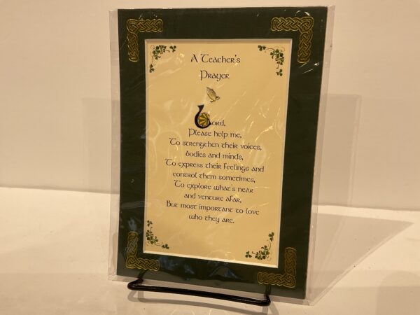 Teacher's Prayer 5x7 #112