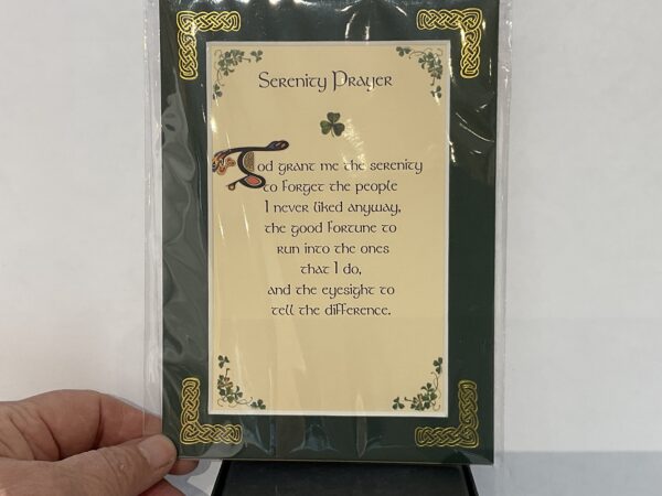 Serenity Prayer Humorous 5x7 #105
