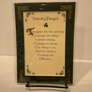 Serenity Prayer 5x7 #103