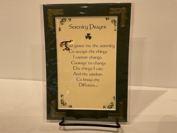 Serenity Prayer 5x7 #103