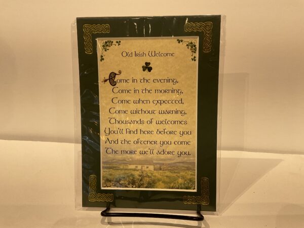 Old Irish Welcome 5x7 #98