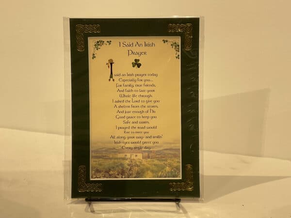 I Said an Irish Prayer 5x7 #53