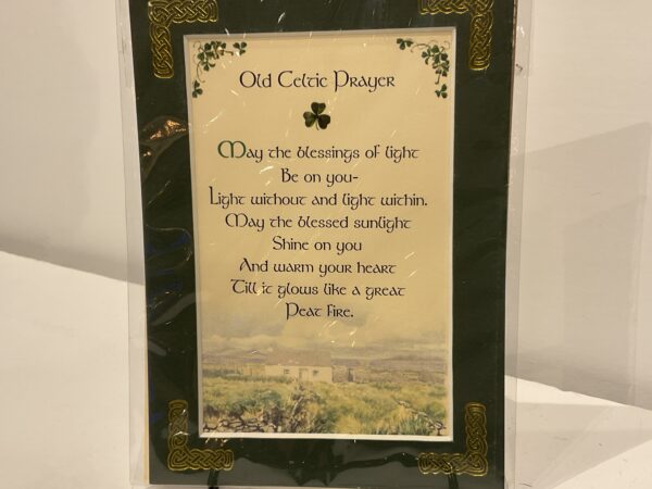 Old Celtic Prayer 5x7 #95