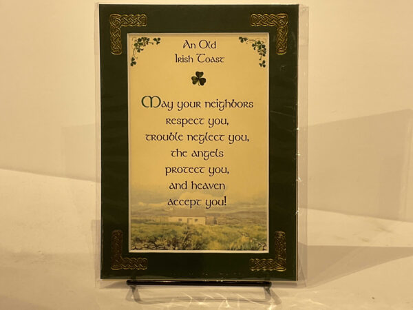 Irish Toast May Neighbors 5x7#76