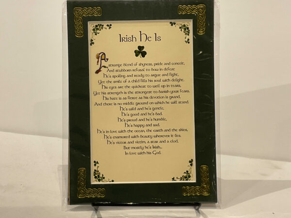 Irish He Is 5x7 #67