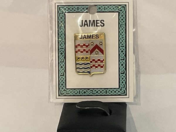 Pinbadge James