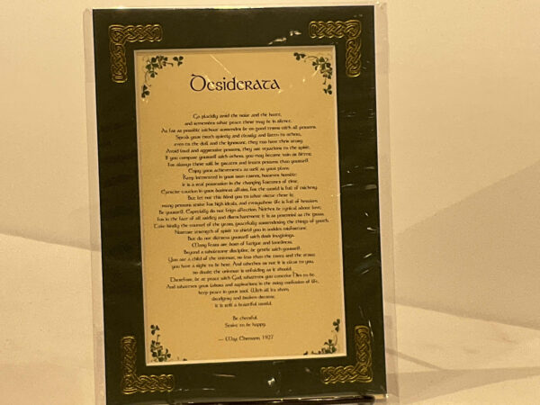 Desiderata 5x7 #26
